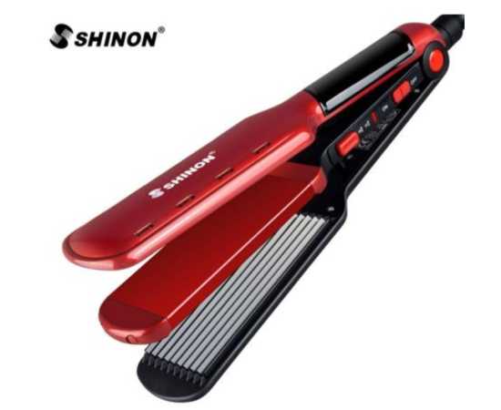 Shinon- 2 In 1 Professional Ceramic Hair Straightener & Curler Heavy Duty Result