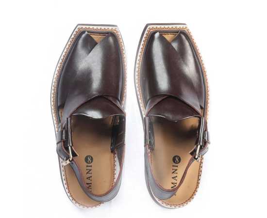 Amani Maqdur Peshawari Chappal For Men - Brown