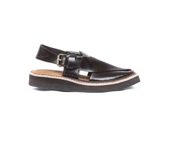 Amani Maqdur Peshawari Chappal For Men - Brown