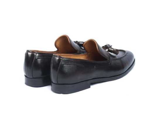 Amani Napoli Tassel Loafer Leather Shoes For Men