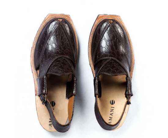 Amani Narozi Peshawari Chappal For Men - Brown