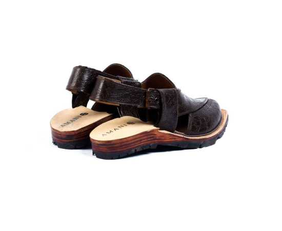 Amani Narozi Peshawari Chappal For Men - Brown