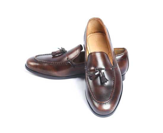Amani Ozark Tassel Loafer Leather Shoes For Men