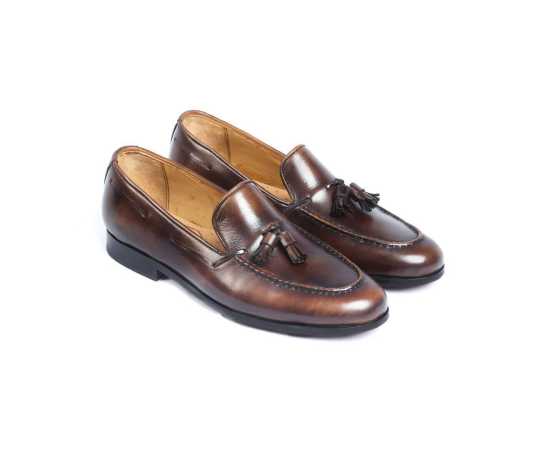 Amani Ozark Tassel Loafer Leather Shoes For Men