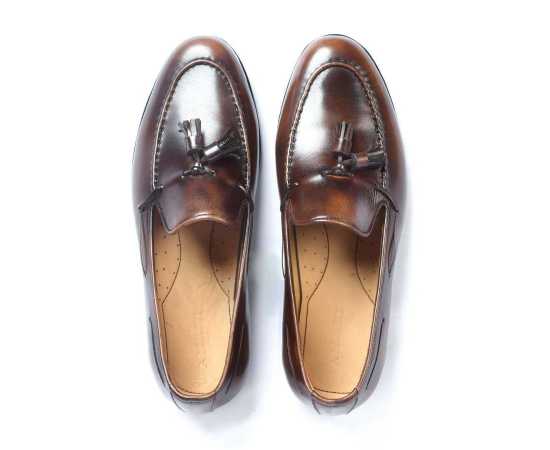 Amani Ozark Tassel Loafer Leather Shoes For Men