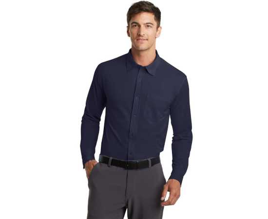 ICare Cotton Dress Shirt for Men - Navy Blue