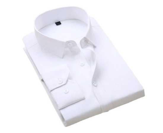 ICare Cotton Dress Shirt for Men - White