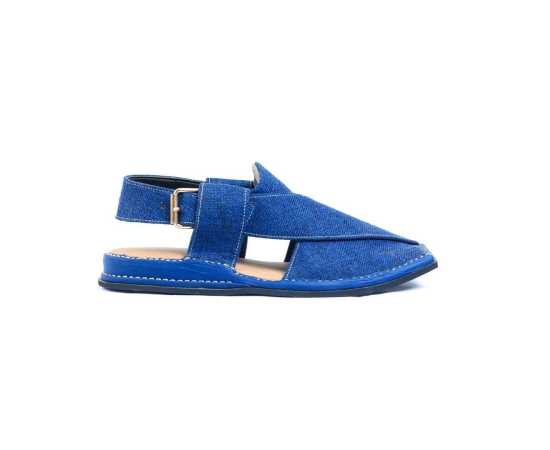 Amani Zalmi Peshawari Chappal For Men - Blue Amani Zalmi Peshawari Chappal For Men - Blue