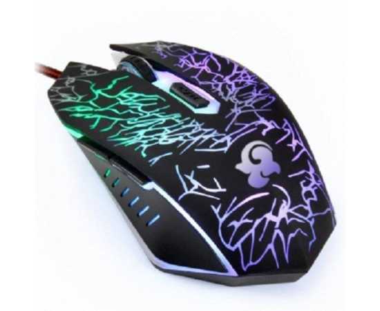 CZF Boutique T6 3200 DPI 7 Color Gaming Mouse - Black