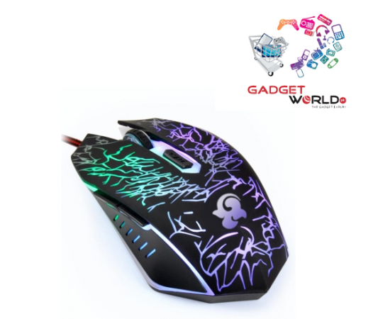 CZF Boutique T6 3200 DPI 7 Color Gaming Mouse - Black