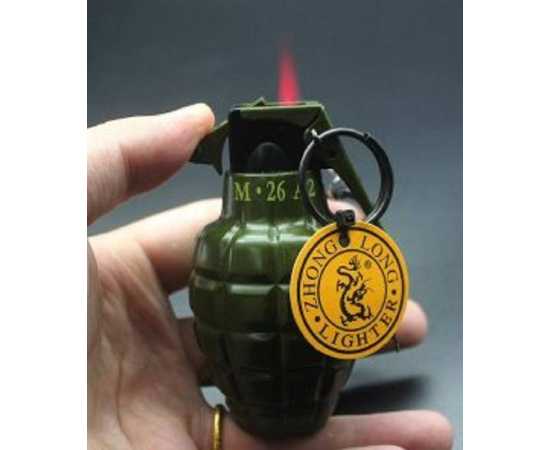 Hand Grenade Windproof Keychain Lighter - 1 Piece