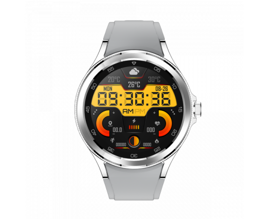 GETIIT - STONE SMART WATCH WITH CALL - SILVER