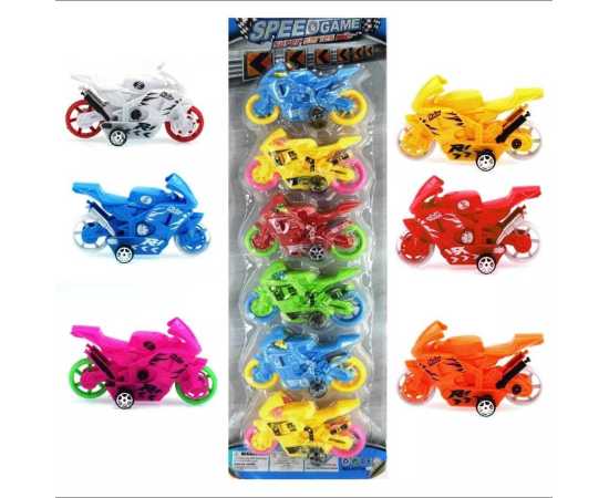 Baby Bank - Racing Bikes Toy - 6 Pieces