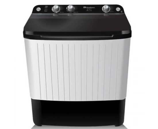 Dawlance Washing Machine - DW7500 Twin Tub Glass Black/Grey