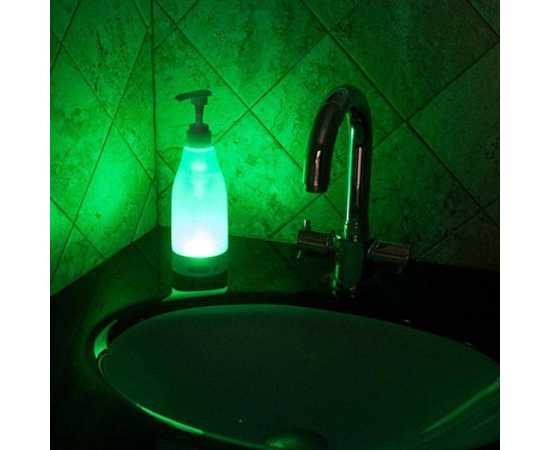 Brite LED Colorful Liquid Glowing Bottle Hand Tool Sensor Light