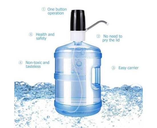 Electric Water Bottle Pump Dispenser USB Charging Gallon Drinking Bottle