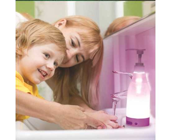 Brite LED Colorful Liquid Glowing Bottle Hand Tool Sensor Light