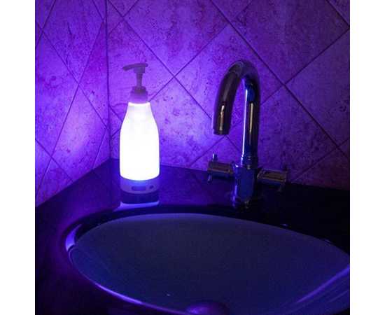 Brite LED Colorful Liquid Glowing Bottle Hand Tool Sensor Light