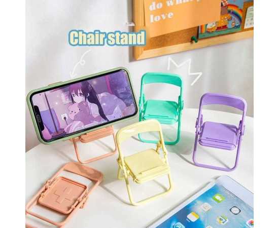 W&G Mobile Phone Foldable Holder Chair Shape Stand - 1 Piece