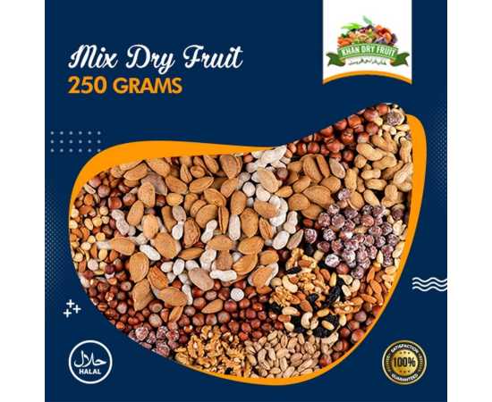 Mix Dry Fruit Non-Roasted Fresh Stock - 250grams Pack