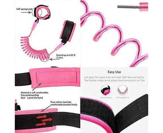 Kids Baby Safety Walking Harness Anti-Lost Strap Wrist Leash Children Hand Belt