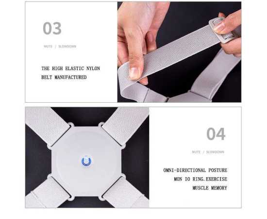 Smart Back Posture Corrector Back Intelligent Brace Support Belt Shoulder Training Belt