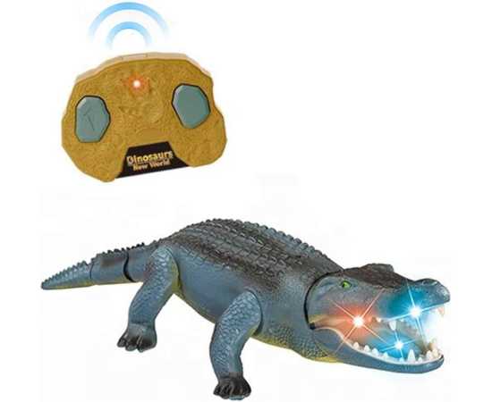 Crocodile Toy Remote Control Walking Alligator With Lights And Sound Effects