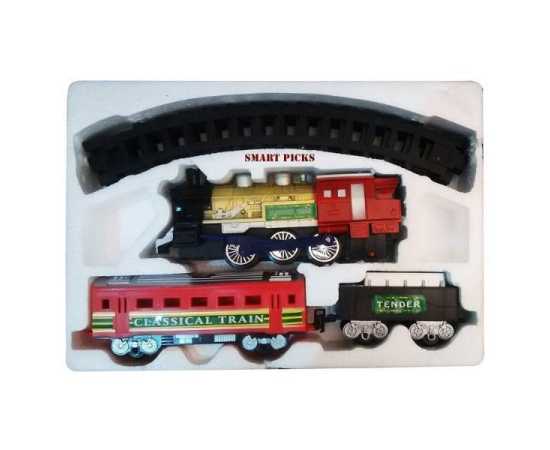 Western Express Railroad Engine And Tracks Play Set 11 Pcs Amazing Fun Toy For Kids