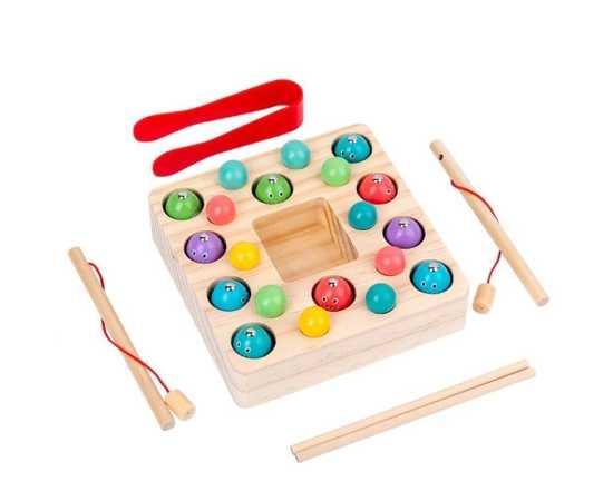 Fishing Game Toddlers Montessori Playsets Interactive Education Busy Board Toy
