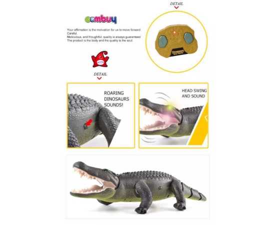Crocodile Toy Remote Control Walking Alligator With Lights And Sound Effects