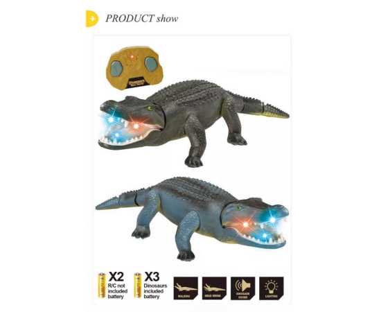 Crocodile Toy Remote Control Walking Alligator With Lights And Sound Effects Crocodile Toy Remote Control Walking Alligator With Lights And Sound Effects