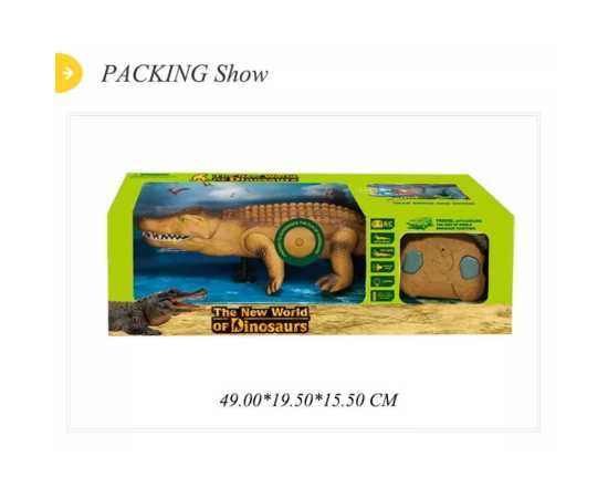 Crocodile Toy Remote Control Walking Alligator With Lights And Sound Effects