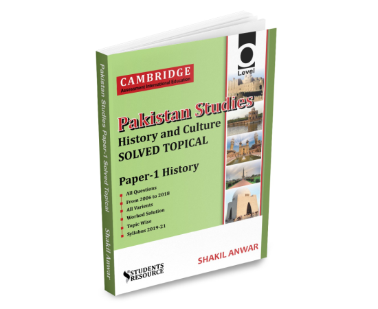 O Level Pakistan Studies History Topical Paper 1 Solved 2006-2021