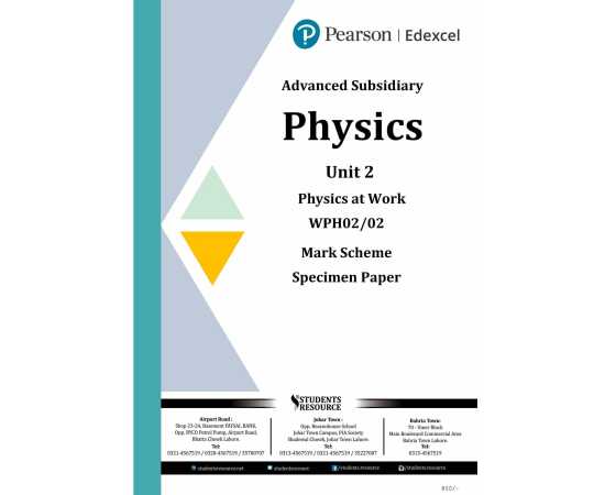 Pearson Edexcel Ial Wph02 Physics Unit 2