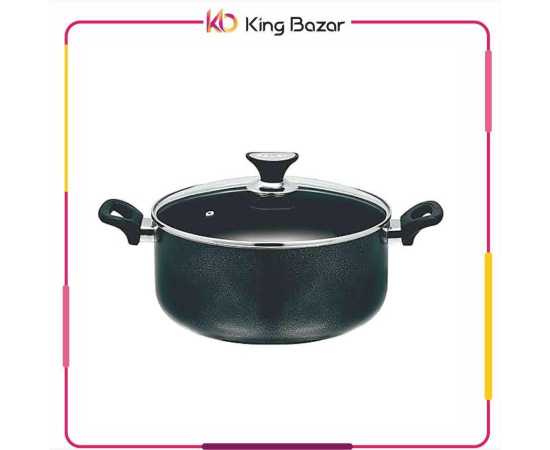 Sonex Classic Casserole Cookware Glass Lid Non Stick Coating - Black