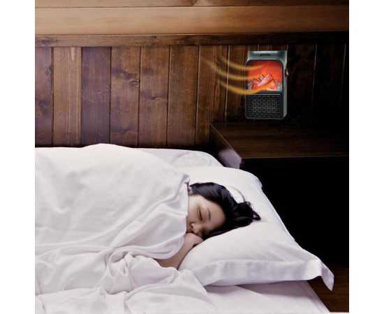 Mini Electric Remote Control Fan Heater - 900 Watts