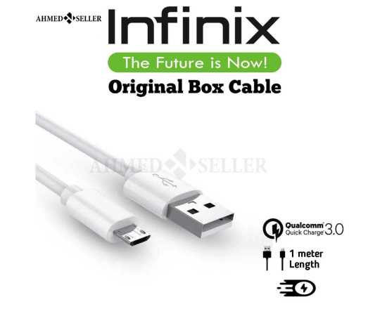 Original Infinix Box Date Cable Fast Charging