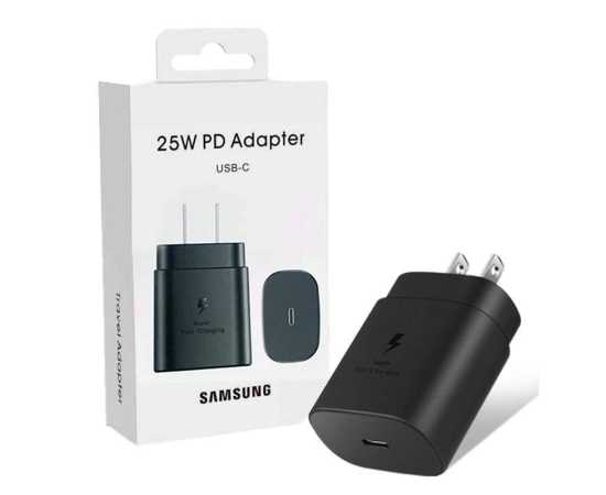 Samsung 25W USB-C Fast Charging Wall Charger With C To C Cable