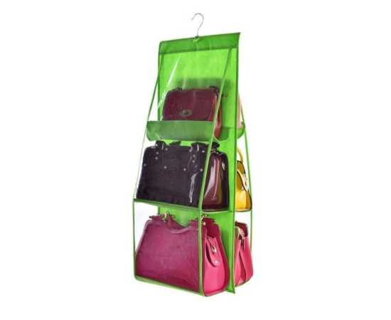 Thick Double-Sided Six Grid Multi Functional Storage Hanging Bag