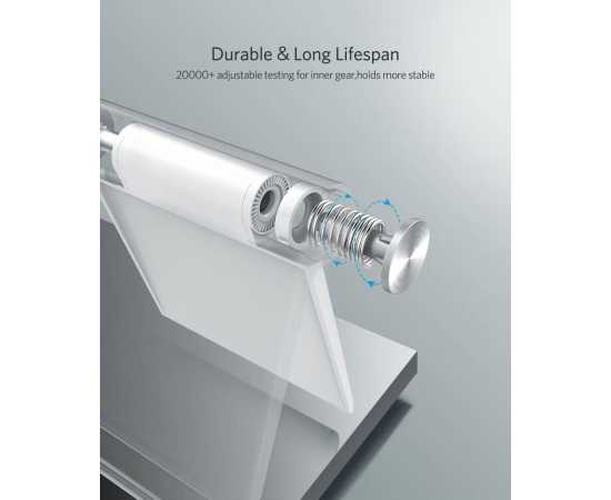 White Phone Holder Stand For iPhone And All Smart Phone  - 1 Piece