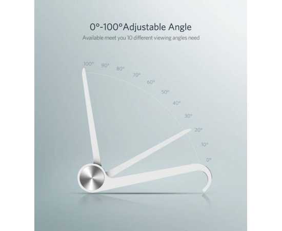 White Phone Holder Stand For iPhone And All Smart Phone  - 1 Piece