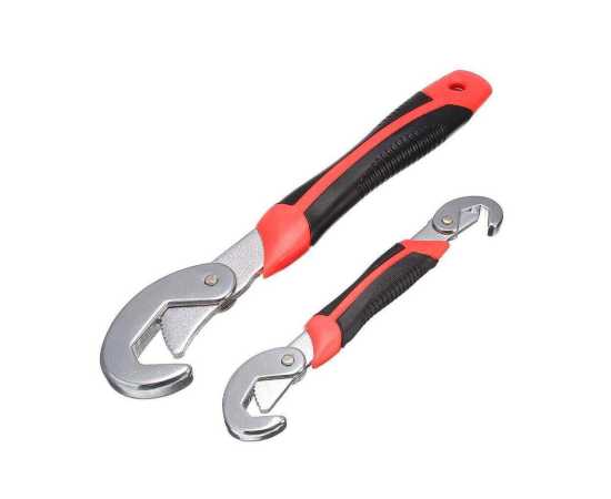 Snap And Grip Multi-Function Adjustable Wrench - Pack Of 2
