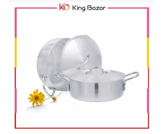 Sonex Metal Cooking Ware Karahi Set 5-pcs Sonex Aluminum Fish Pot (2-6)