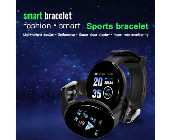 D18 Plus Smart Watch - Black