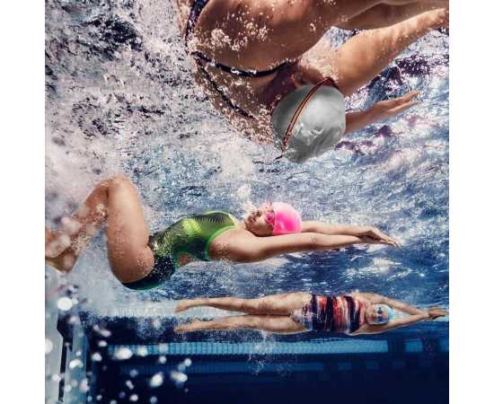 Men Women Waterproof Ear Protection Bathing Silicone Cap Swimming Pool