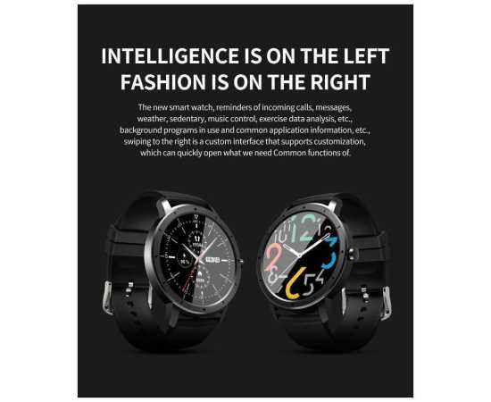 Fitness Watch Hw21 Ip68 Waterproof Bluetooth Smart Watch For Men