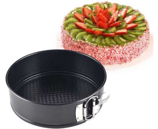 3 Pcs Round Non Stick Spring Form Cake Mold Baking Pan