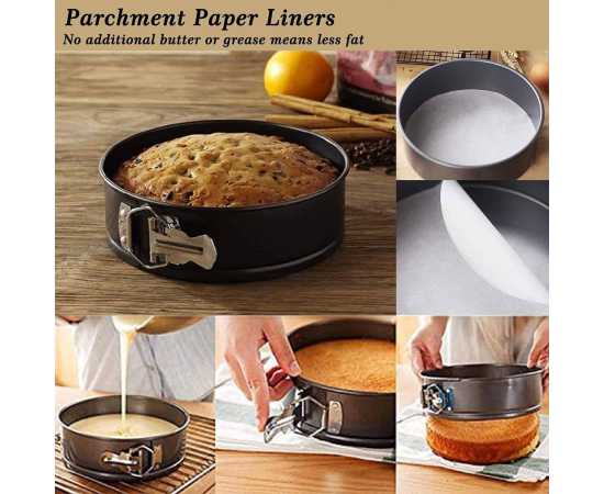 3 Pcs Round Non Stick Spring Form Cake Mold Baking Pan