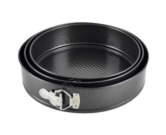 3 Pcs Round Non Stick Spring Form Cake Mold Baking Pan