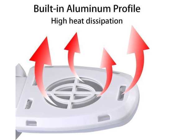 E27 Mini 28W Coo Led Folding Light Bulb 2800Lm - White